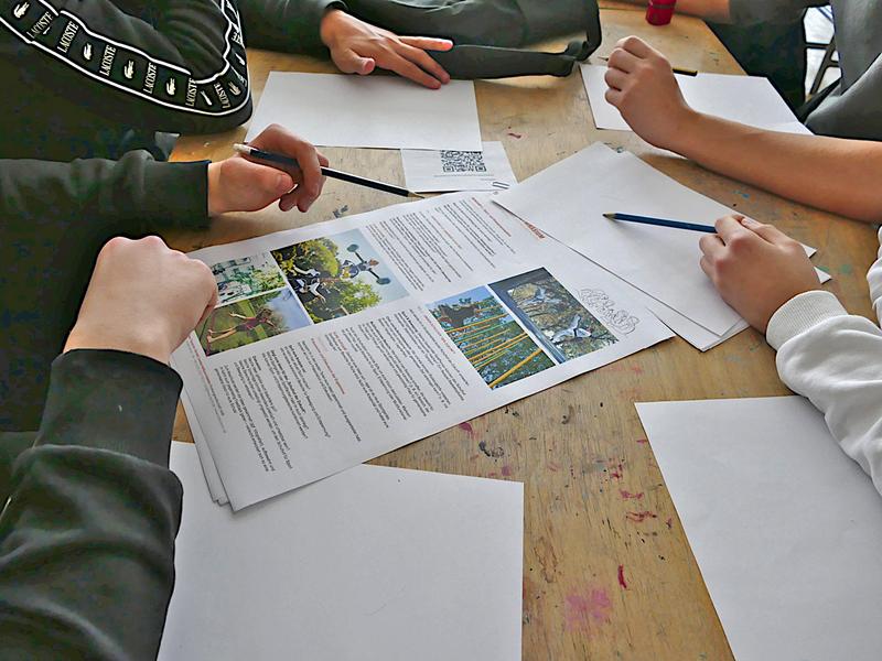 Beteiligung im Rahmen der Planung am Thomas-Mann-Gymnasium (Foto: Redaktion Nachhaltige Erneuerung, Anka Stahl)